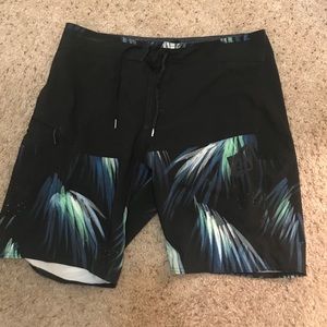 Black Quicksilver swim shorts